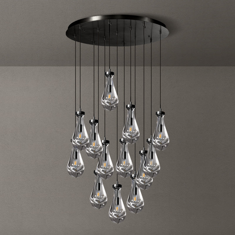 Seaward Raindrop Modern Exquisite Glass round chandelier 18"/36"/47"/60"