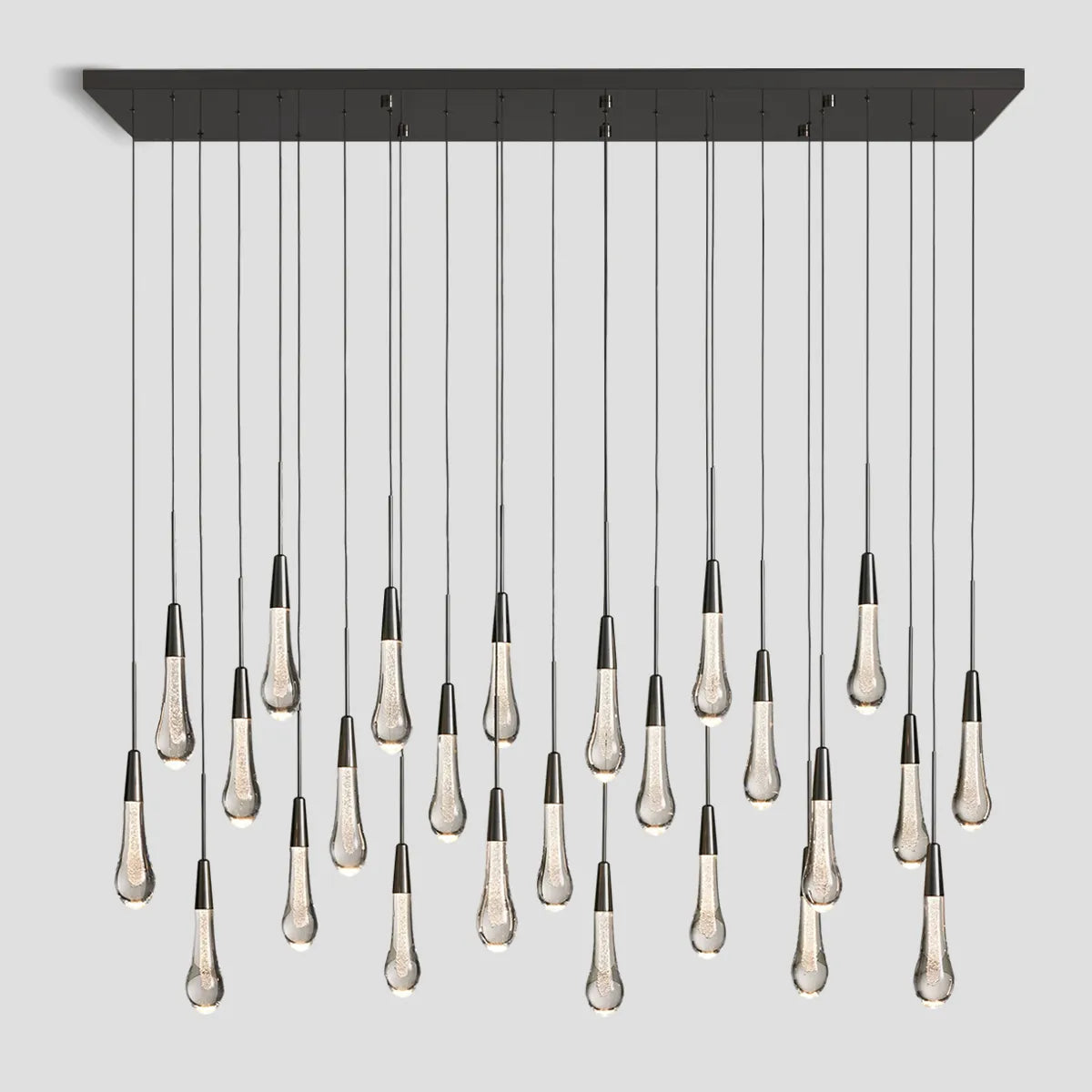 Solitaire Linear Chandelier 37'' 50'' 70'' 87"W 120"W