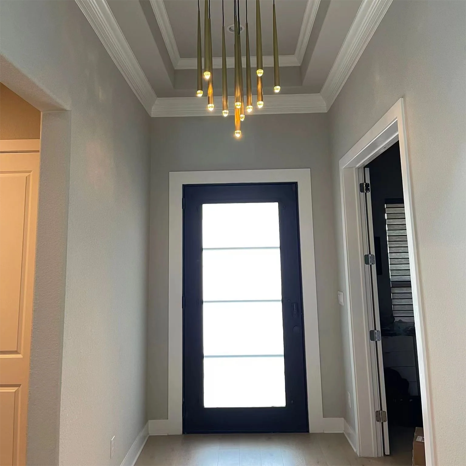 Twilight- Stylish modern art vertebrae tube shape crystal Round Chandelier 18"/24"/30"/48"