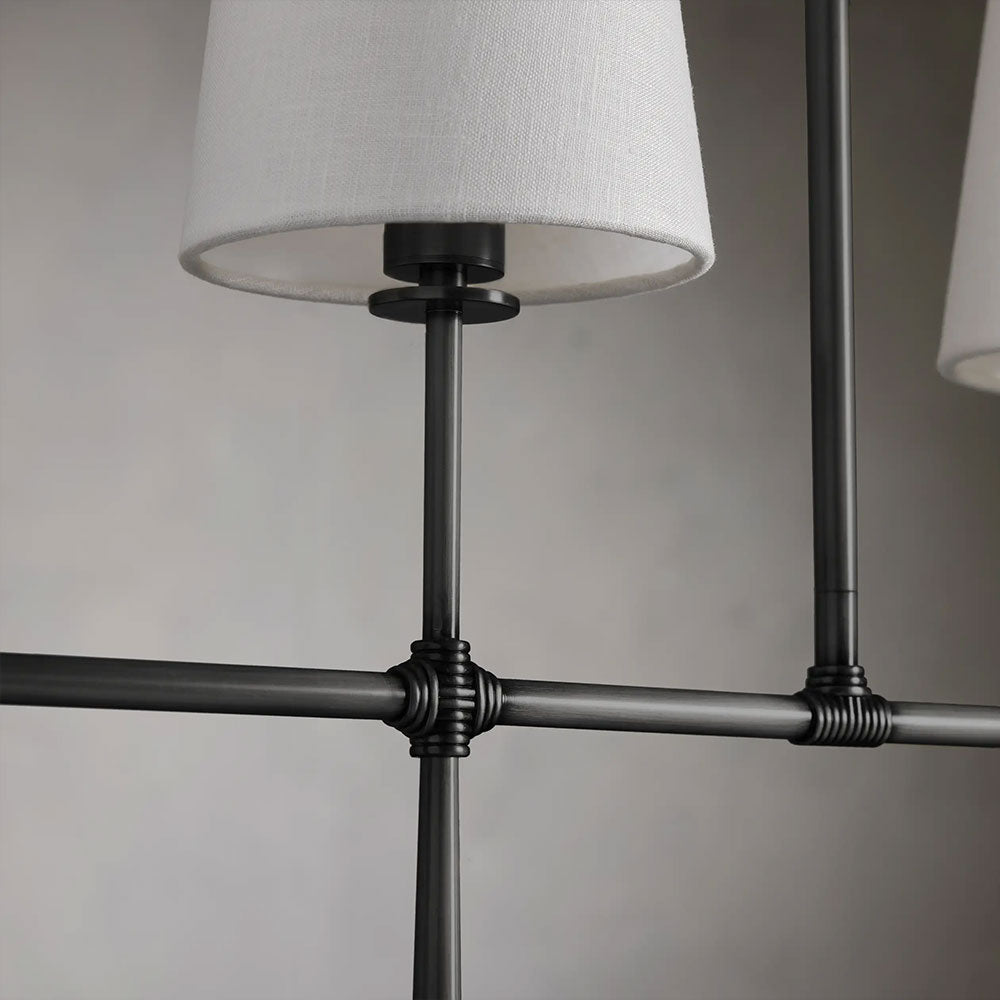 Denise Rhodes Linear Chandelier 5 Light / 6 Ligth