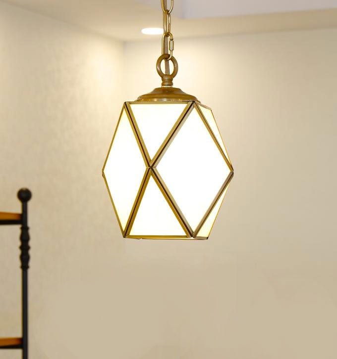 Deniselamp® Art Deco Diamond Pendant Lamp for Dining Room, Balcony, Bar 1Y Marble
