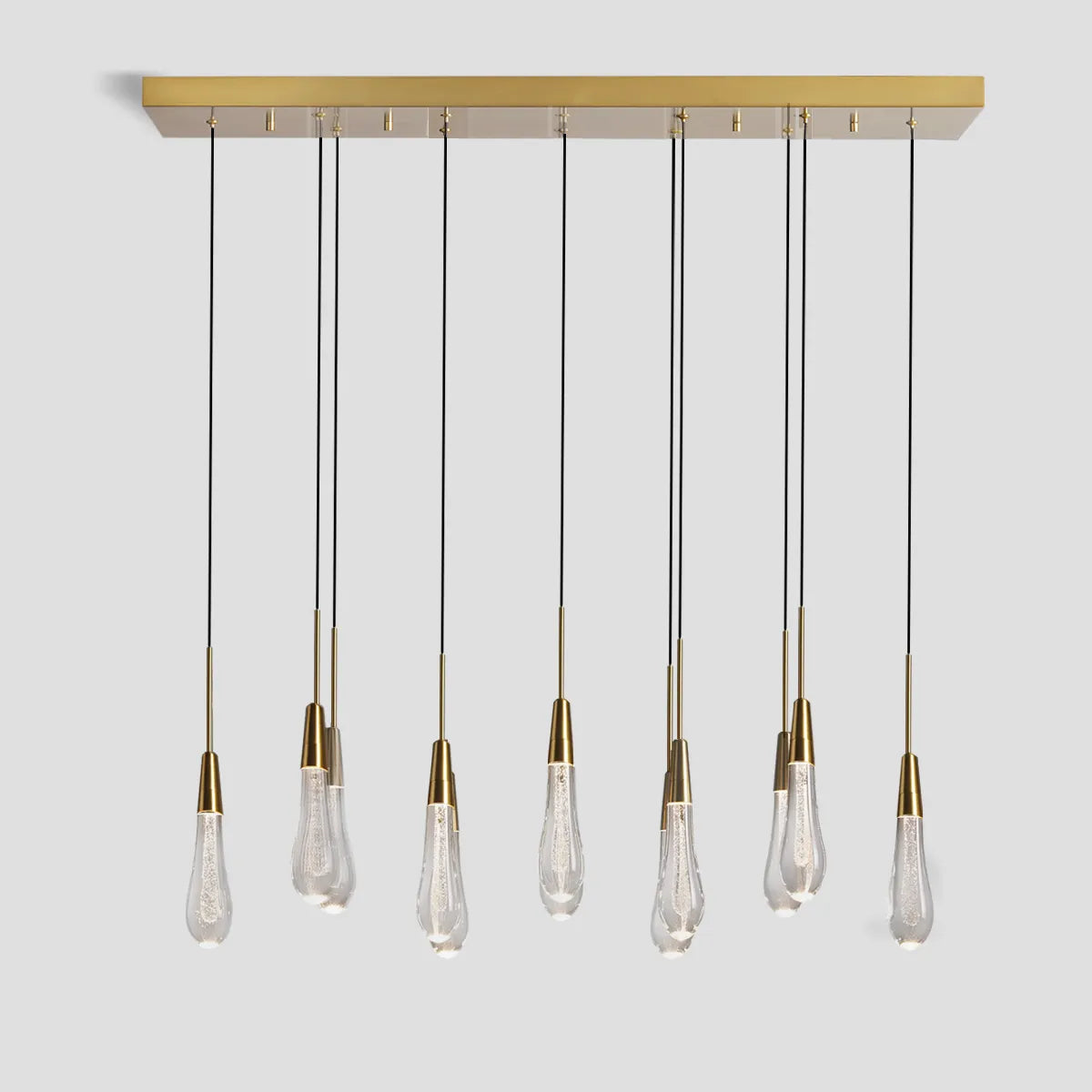 Solitaire Linear Chandelier 37'' 50'' 70'' 87"W 120"W