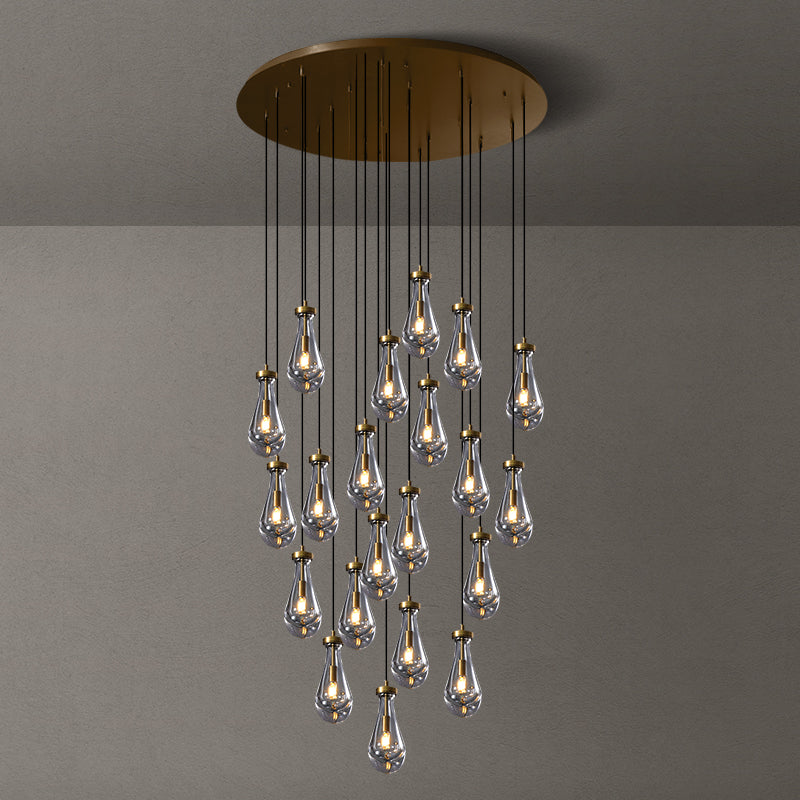 Seaward Raindrop Modern Exquisite Glass round chandelier 18"/36"/47"/60"