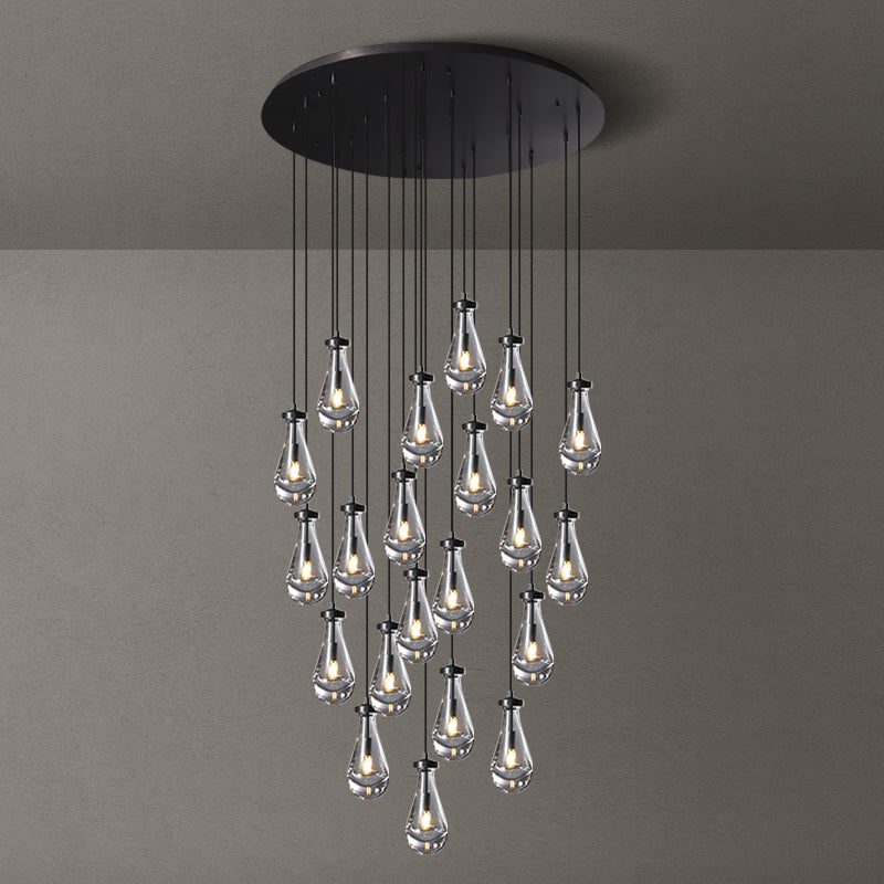 Seaward Raindrop Modern Exquisite Glass round chandelier 18"/36"/47"/60"