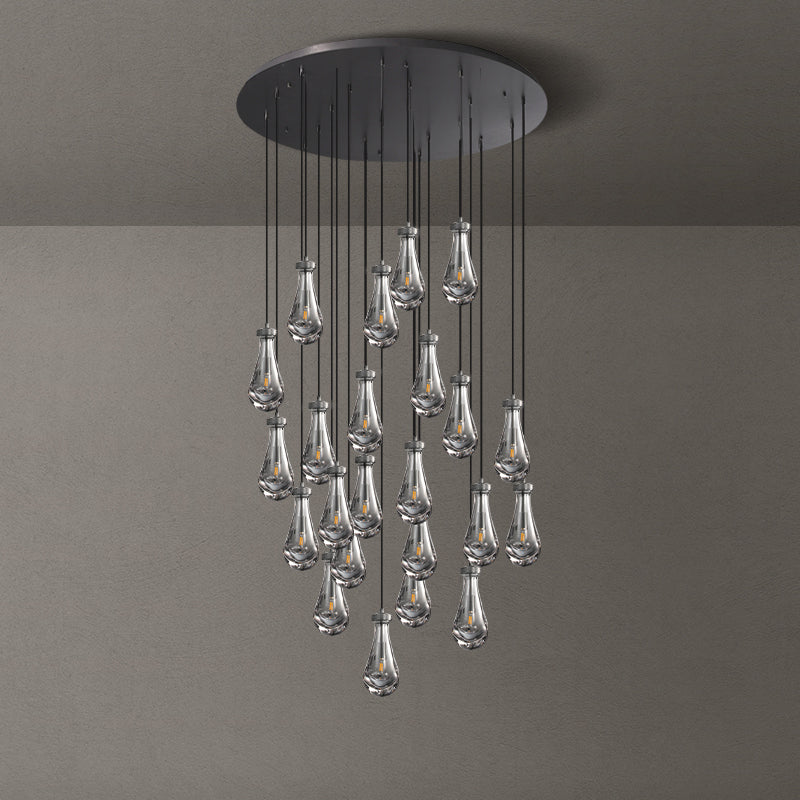 Seaward Raindrop Modern Exquisite Glass round chandelier 18"/36"/47"/60"