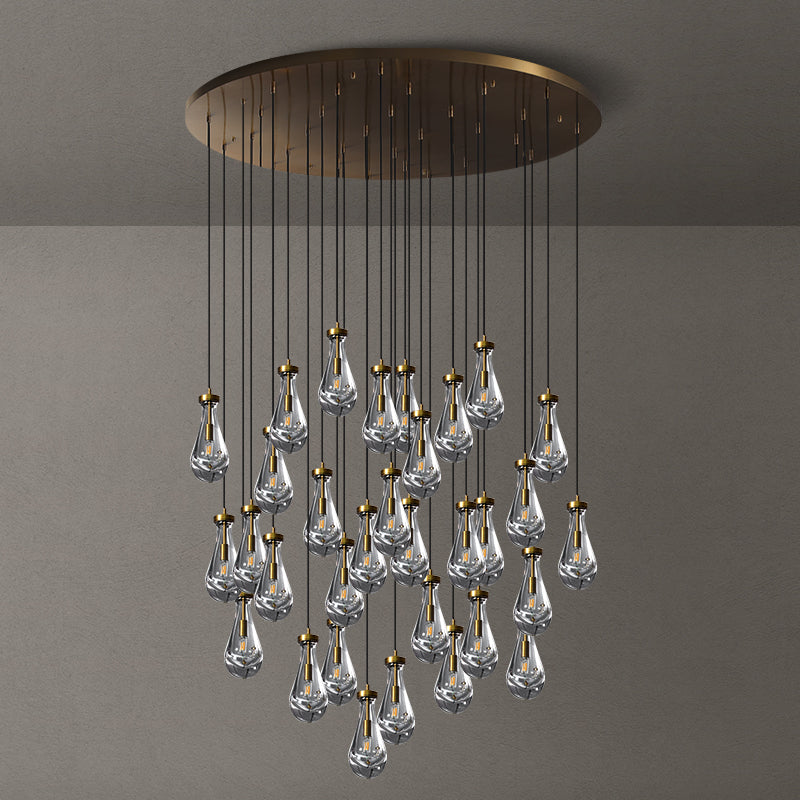 Seaward Raindrop Modern Exquisite Glass round chandelier 18"/36"/47"/60"