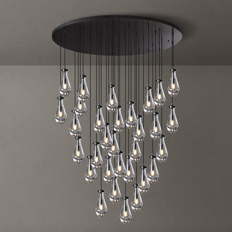 Seaward Raindrop Modern Exquisite Glass round chandelier 18"/36"/47"/60"