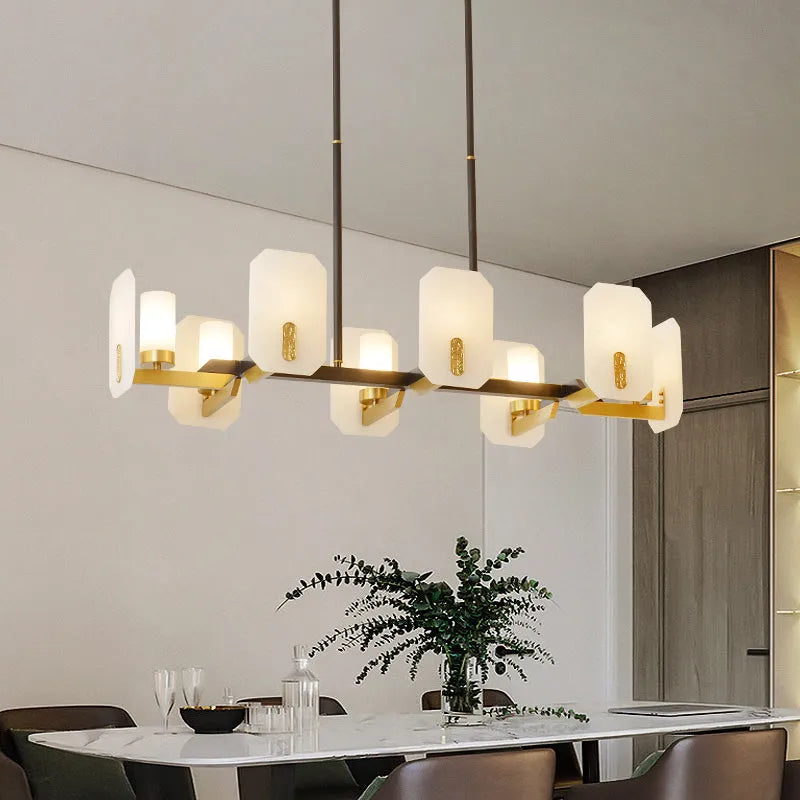 LiLy Marble Round Chandelier