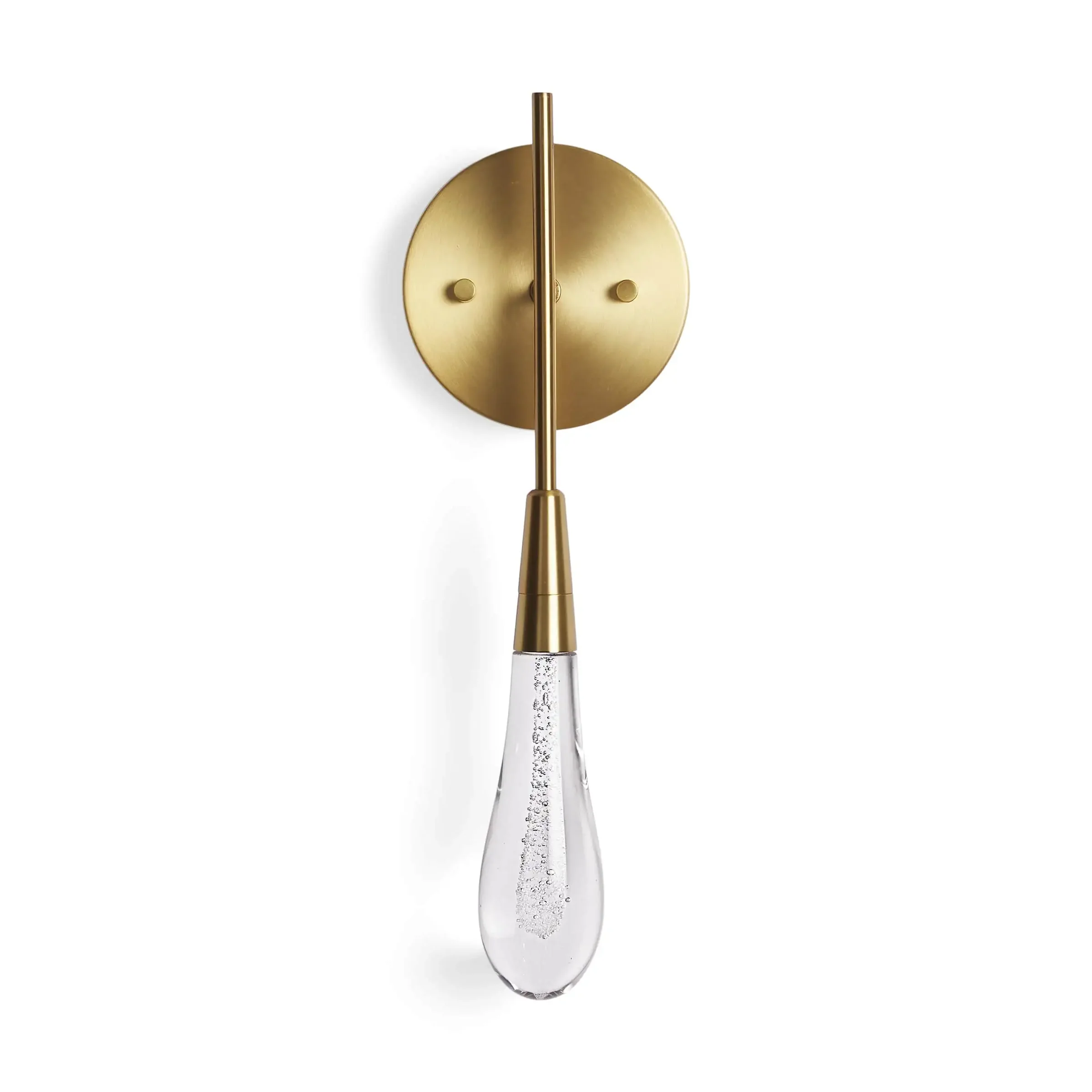 Denise Raindrop Glass Solitaire Wall Sconces For Bedroom
