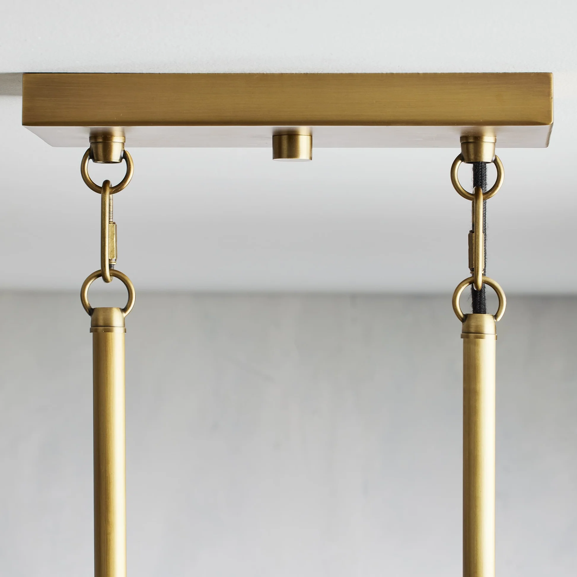 Andreas Modern Glass Linear Chandelier