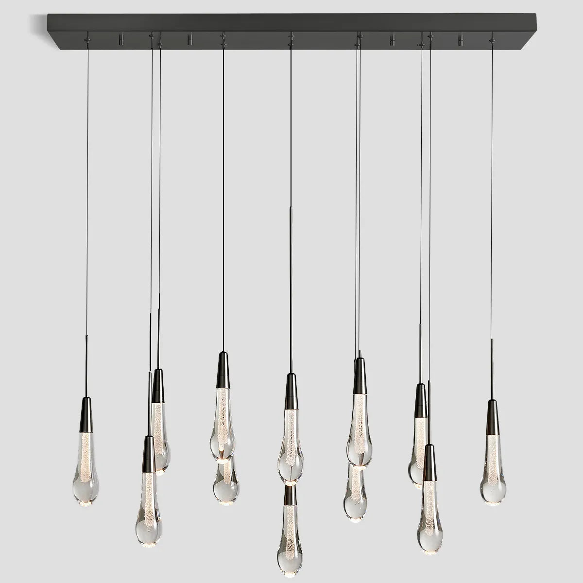 Solitaire Linear Chandelier 37'' 50'' 70'' 87"W 120"W