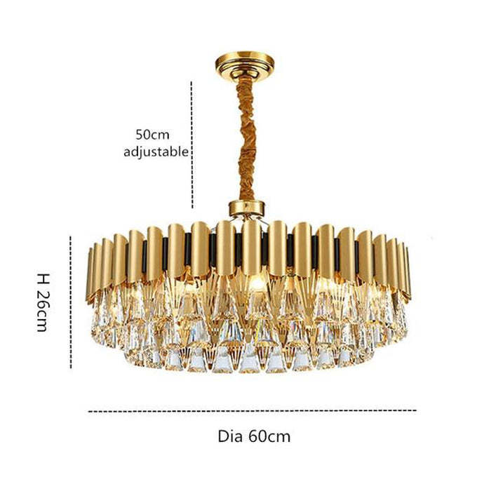 Denise Bobon Stavro Crystal Chandelier