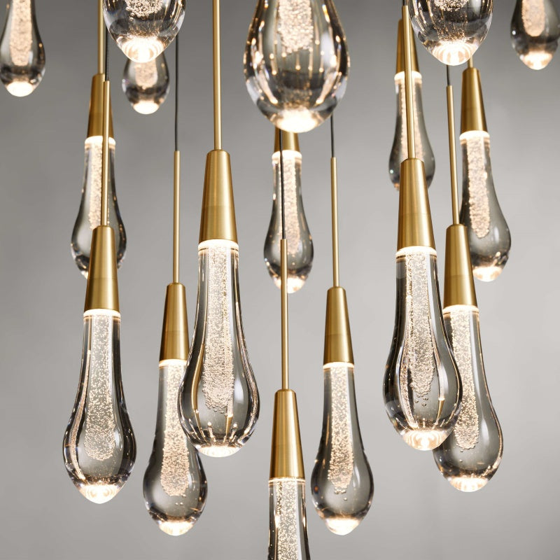 Solitaire Round Chandelier 17"W 24"W 36“W