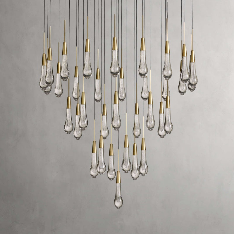 Solitaire Round Chandelier 17"W 24"W 36“W