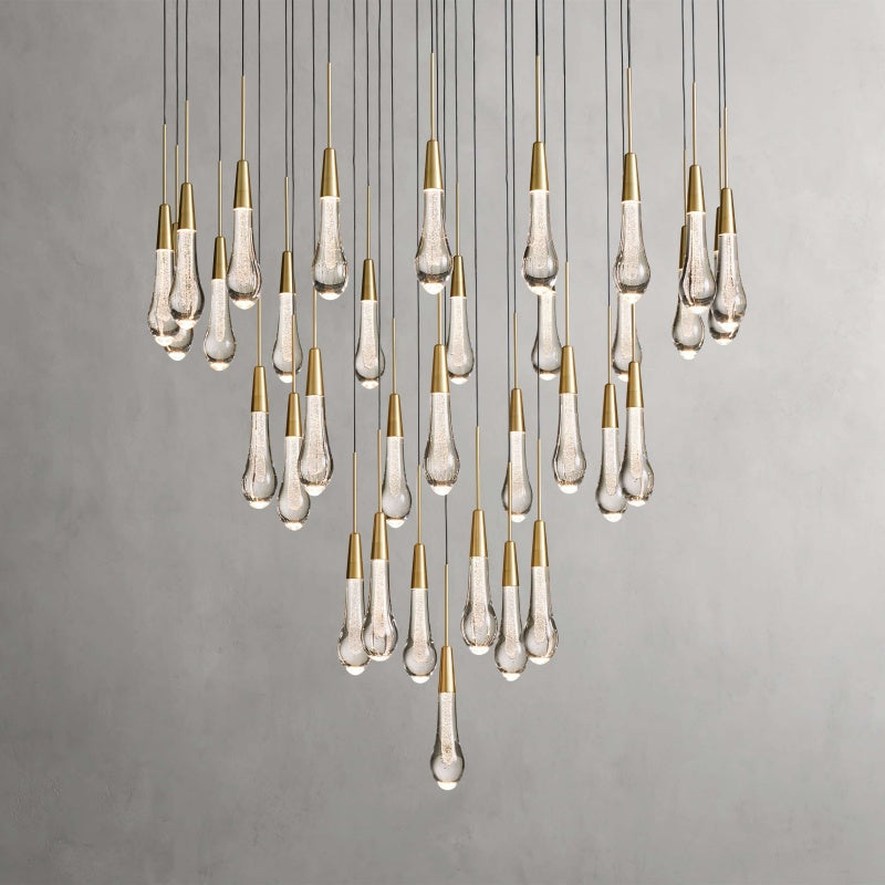 Solitaire Round Chandelier 17"W 24"W 36“W