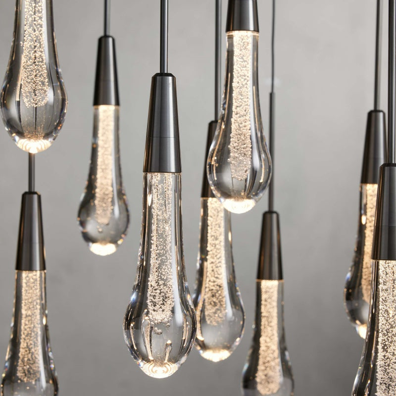 Solitaire Round Chandelier 17"W 24"W 36“W