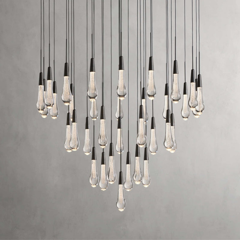 Solitaire Round Chandelier 17"W 24"W 36“W