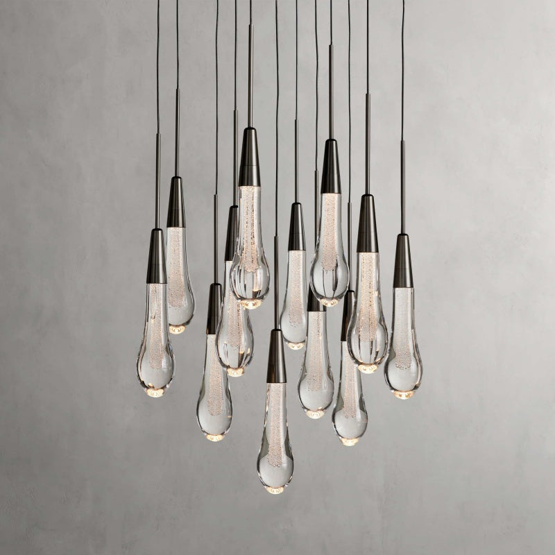 Solitaire Round Chandelier 17"W 24"W 36“W