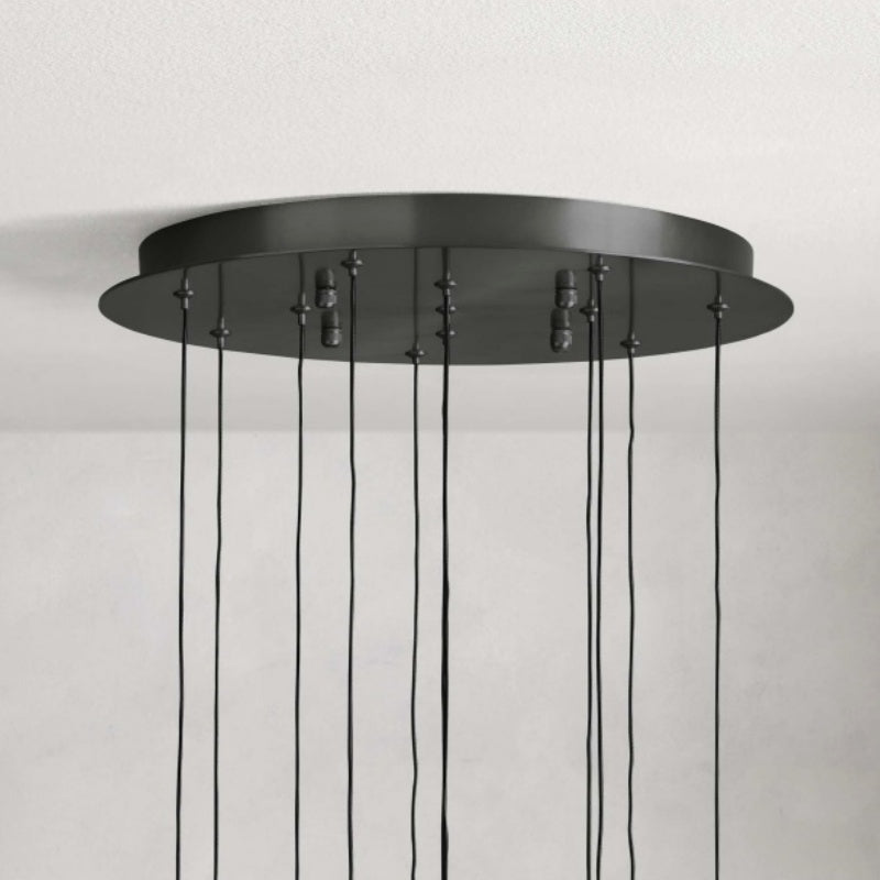 Solitaire Round Chandelier 17"W 24"W 36“W