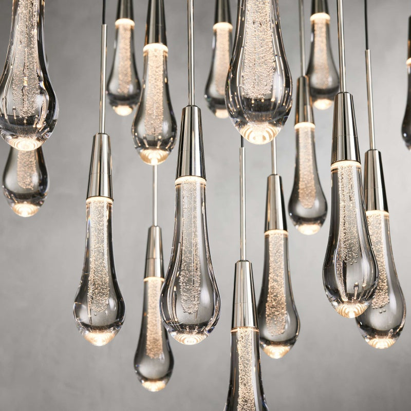 Solitaire Round Chandelier 17"W 24"W 36“W