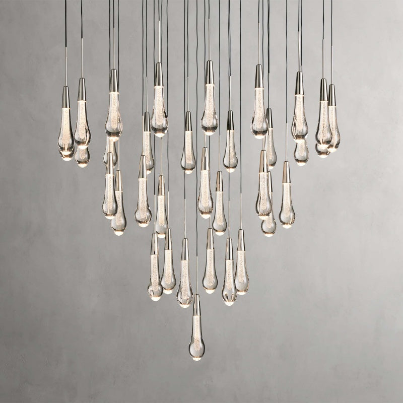 Solitaire Round Chandelier 17"W 24"W 36“W