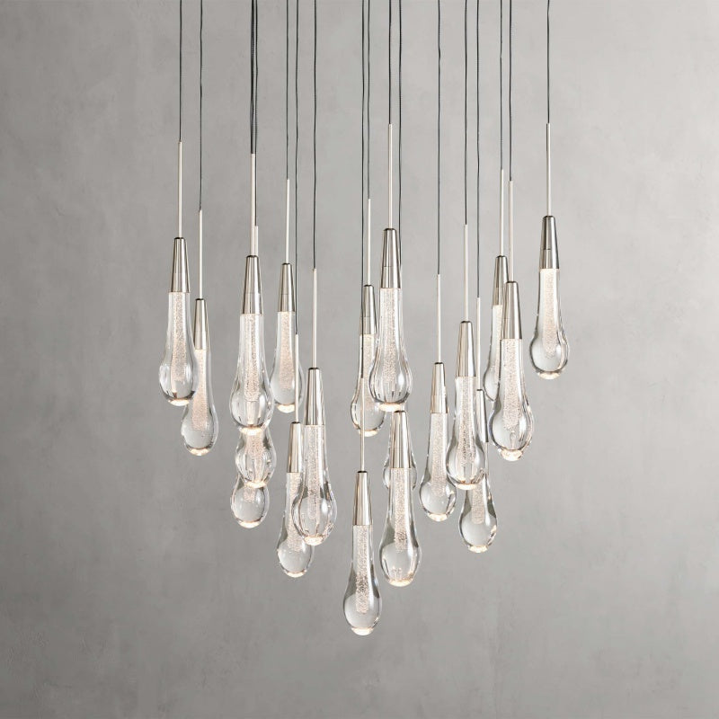 Solitaire Round Chandelier 17"W 24"W 36“W
