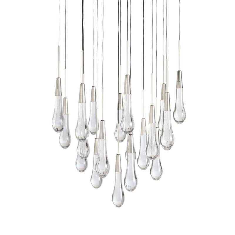 Solitaire Round Chandelier 17"W 24"W 36“W