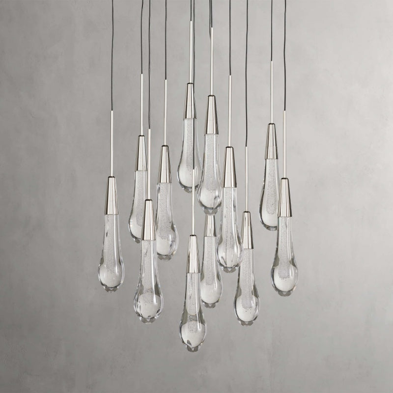 Solitaire Round Chandelier 17"W 24"W 36“W