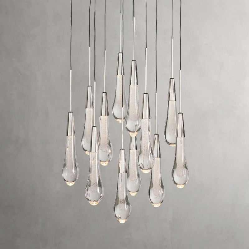 Solitaire Round Chandelier 17"W 24"W 36“W