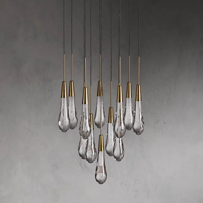 Solitaire Round Chandelier 17"W 24"W 36“W