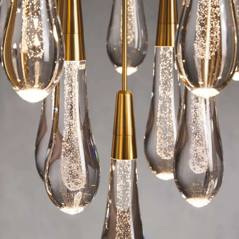 Solitaire Round Chandelier 17"W 24"W 36“W