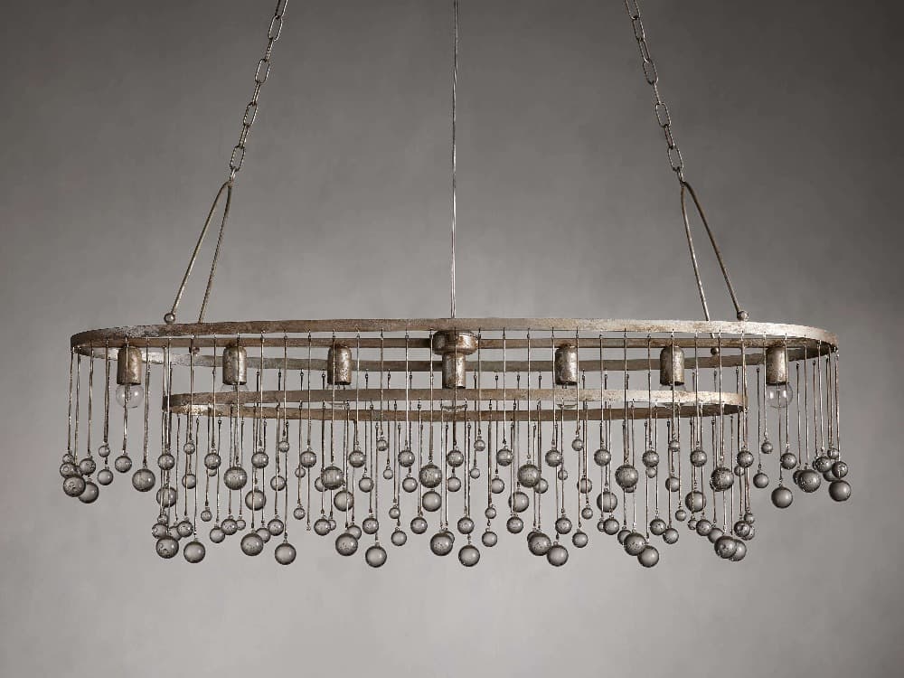 Aubry 7 Light Oval Chandelier