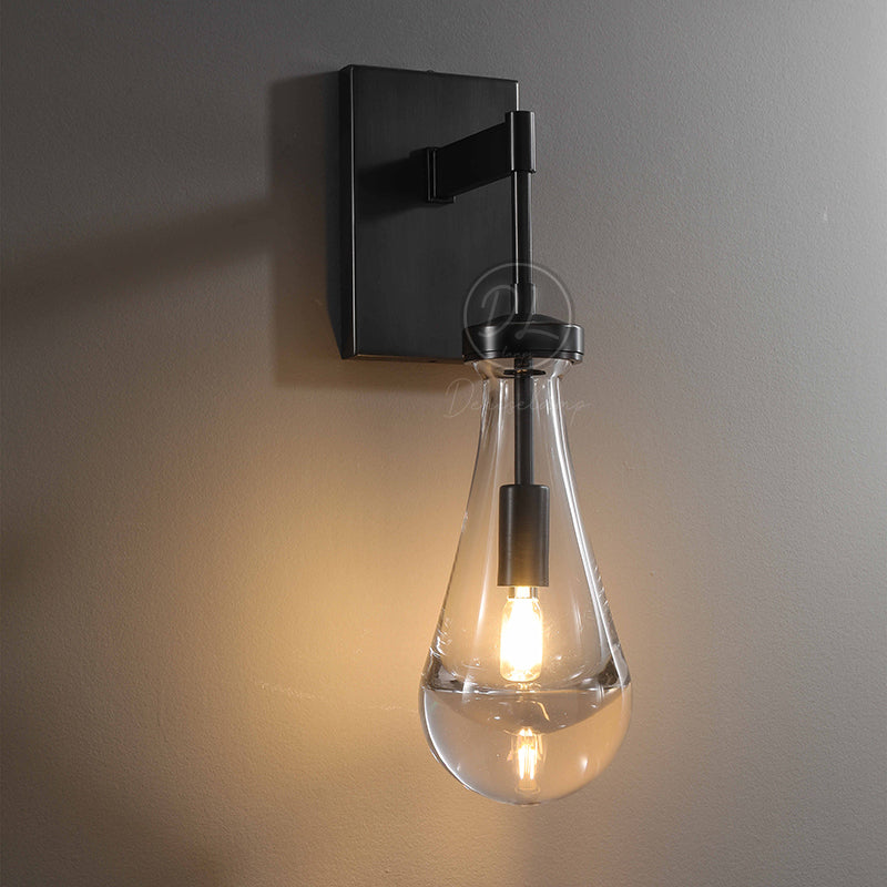 Seaward Modern Raindrop Rod Wall Sconce For Living Room, Bedroom