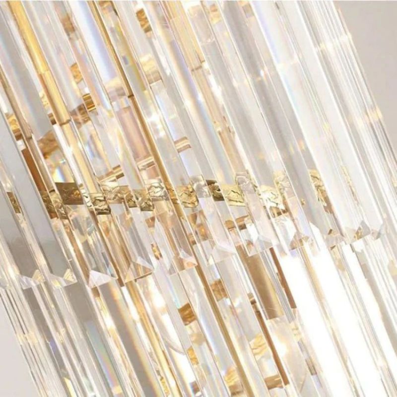 Denise Bobon Louis 2-Story Crystal Round Chandelier