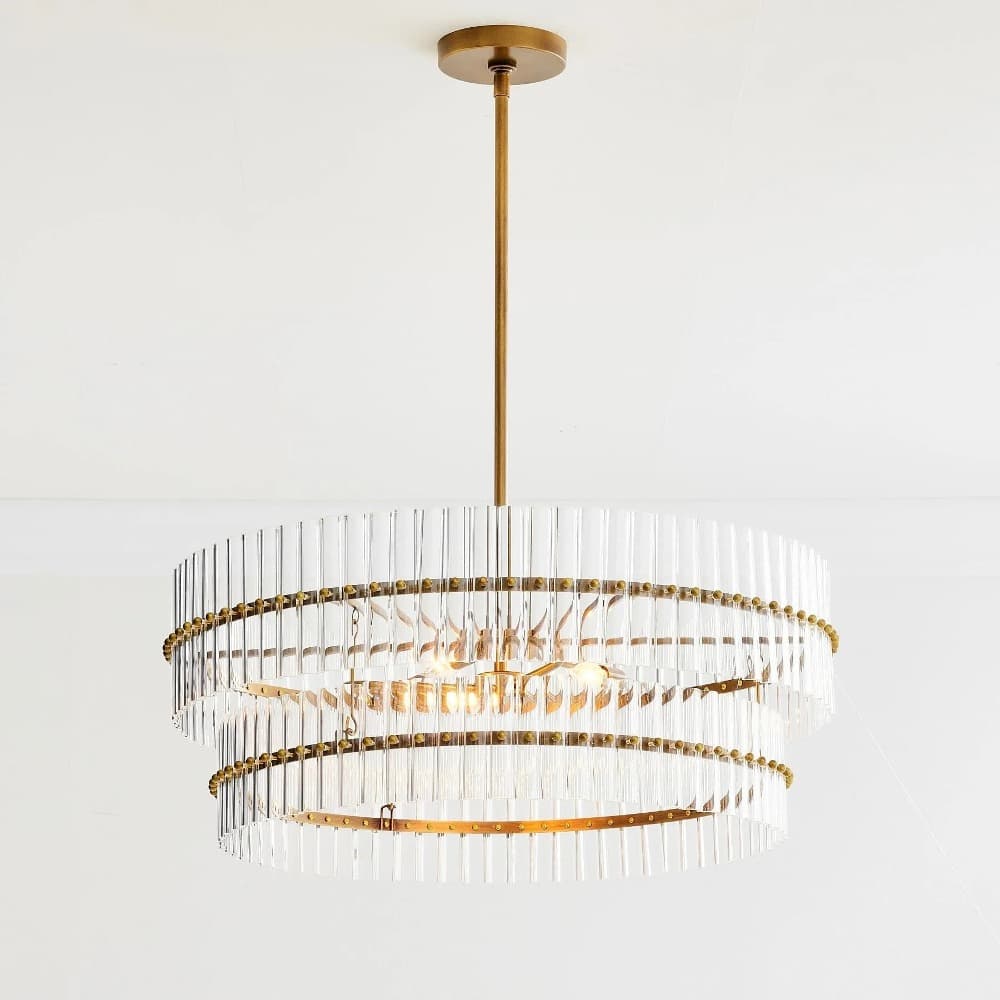 Mall Crystal Round Chandelier