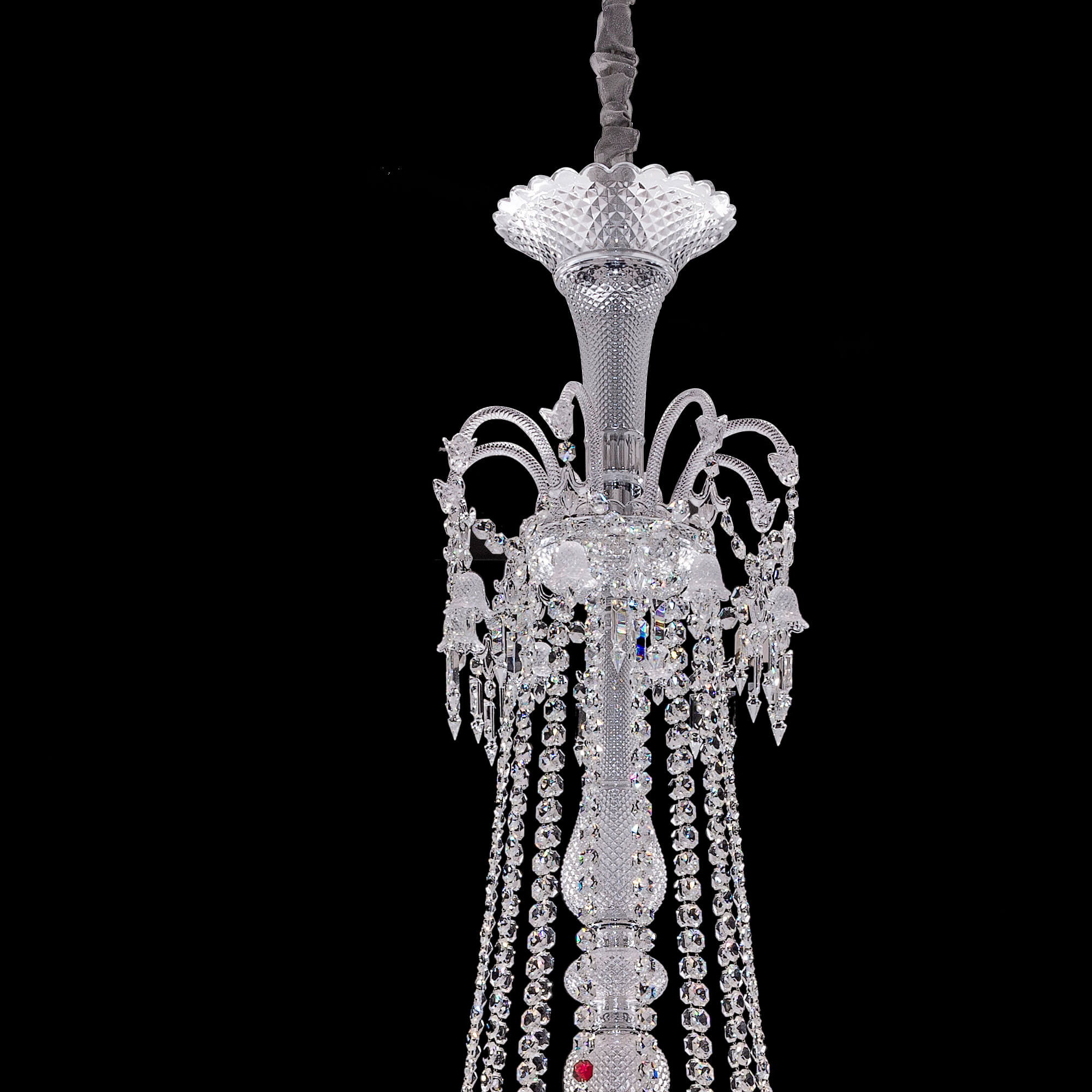 Crysara Large Entrance Crystal Chandelier