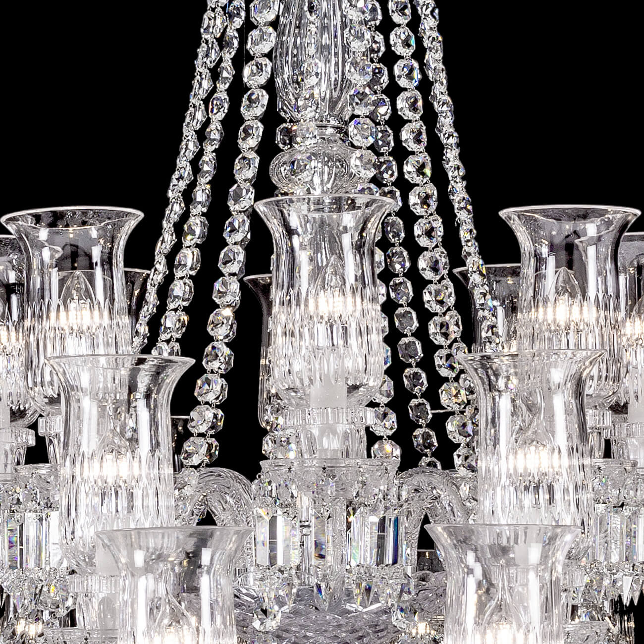Crysara- Crystal Cups Chandelier For Living Room