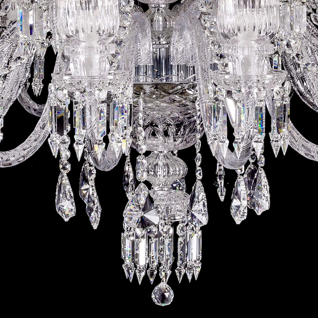 Crysara- Crystal Cups Chandelier For Living Room
