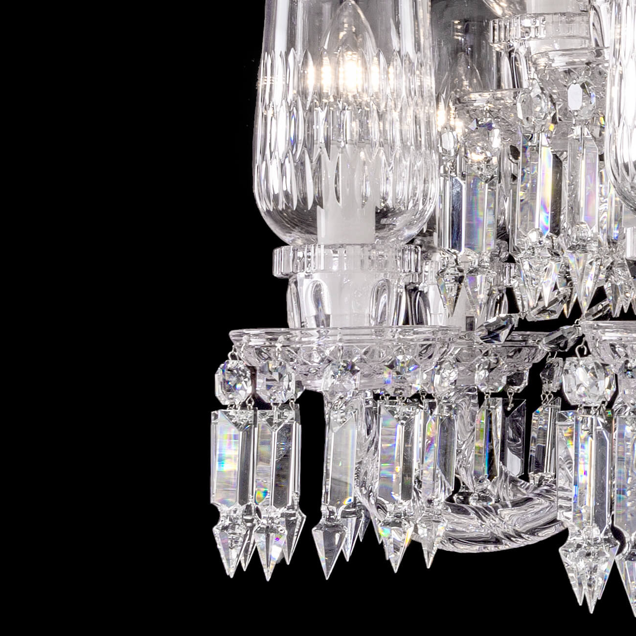 Crysara- Crystal Cups Chandelier For Living Room