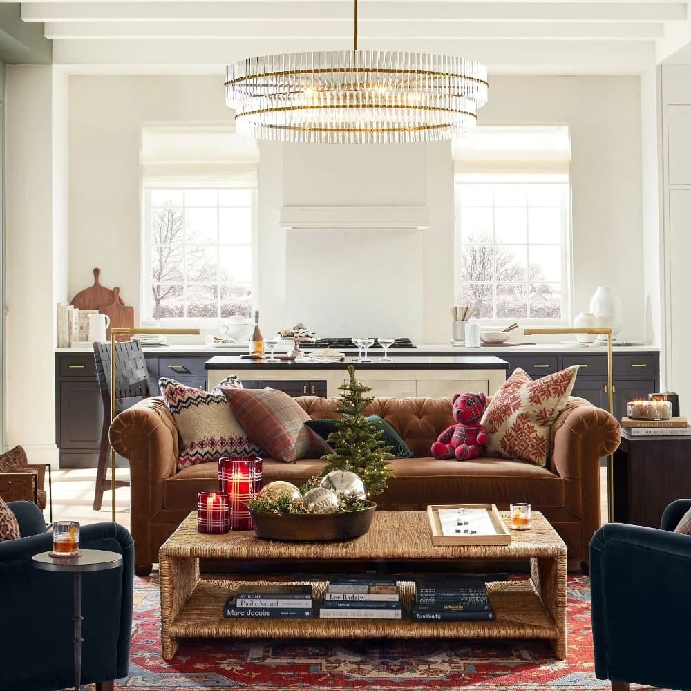 Mall Crystal Round Chandelier
