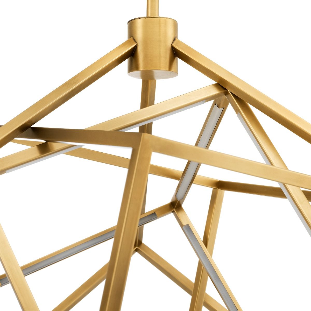 Denise Brigitte Modern Brass Chandelier
