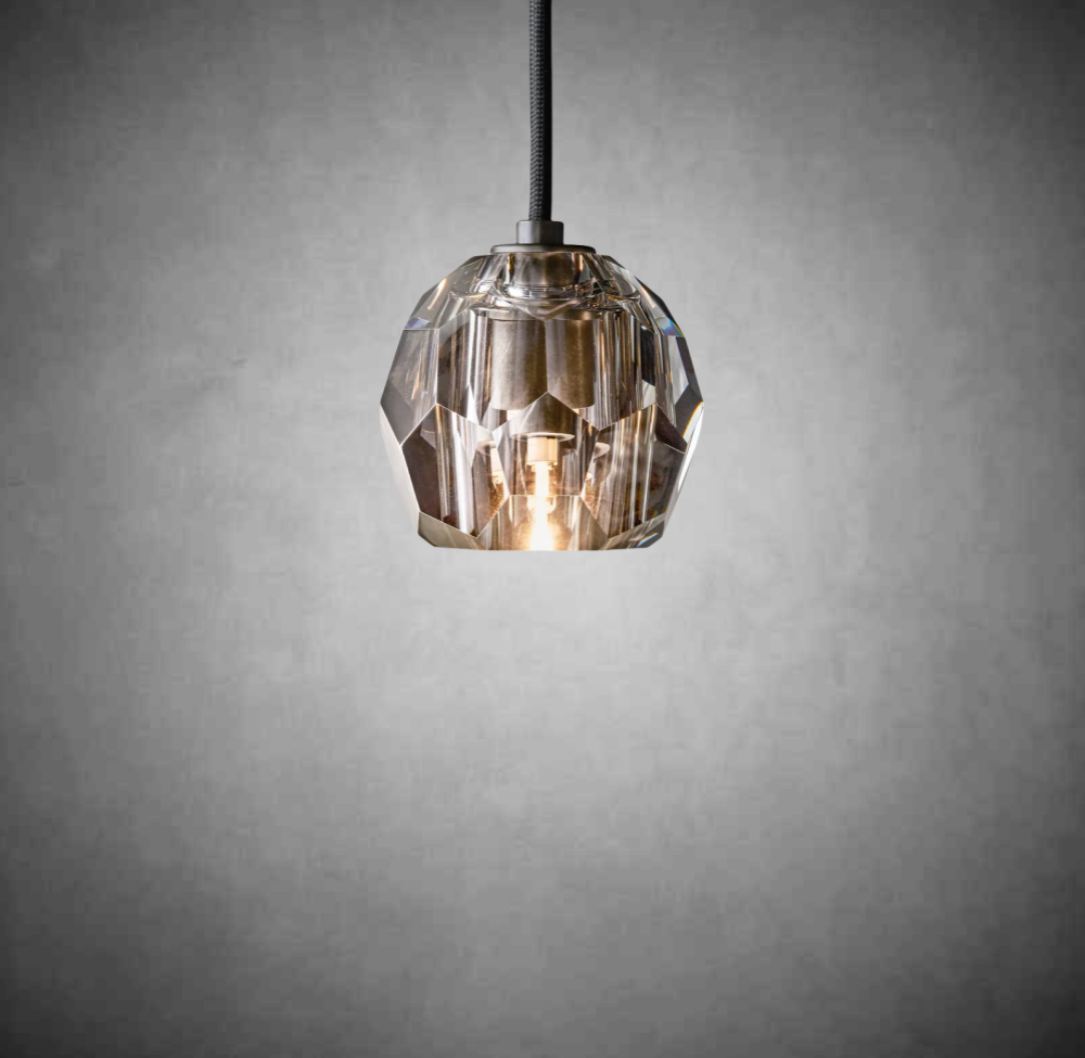 Bolura De Cristal Glass Cord Pendant
