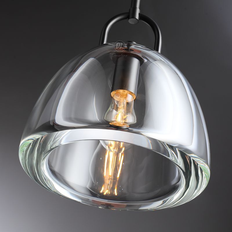 MechFriction K9 Crystal Bowl Pendant Light 7"/ 11"/ 14"