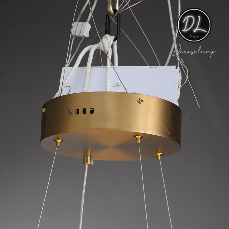 MythicForge 2-Tier Modern Round Chandelier