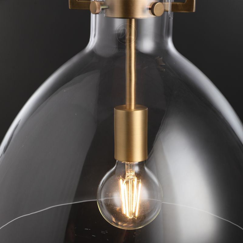 MechFriction K9 Glass Cloche Pendant Light 10"/14"/18"