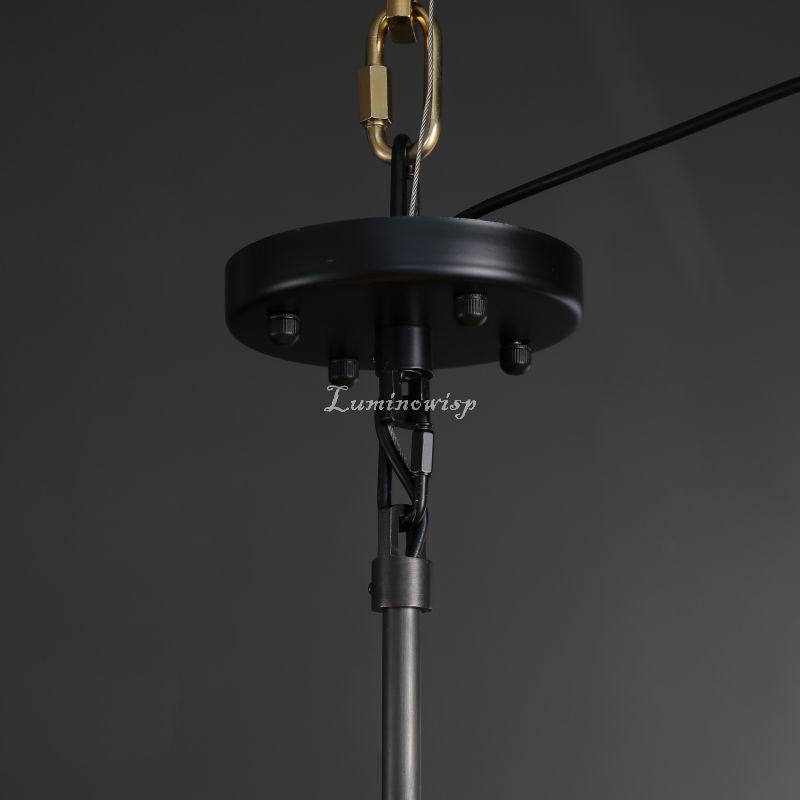 Nocturnal 3/4-Tier Round Chandelier 49"/ 3-Tier 37"