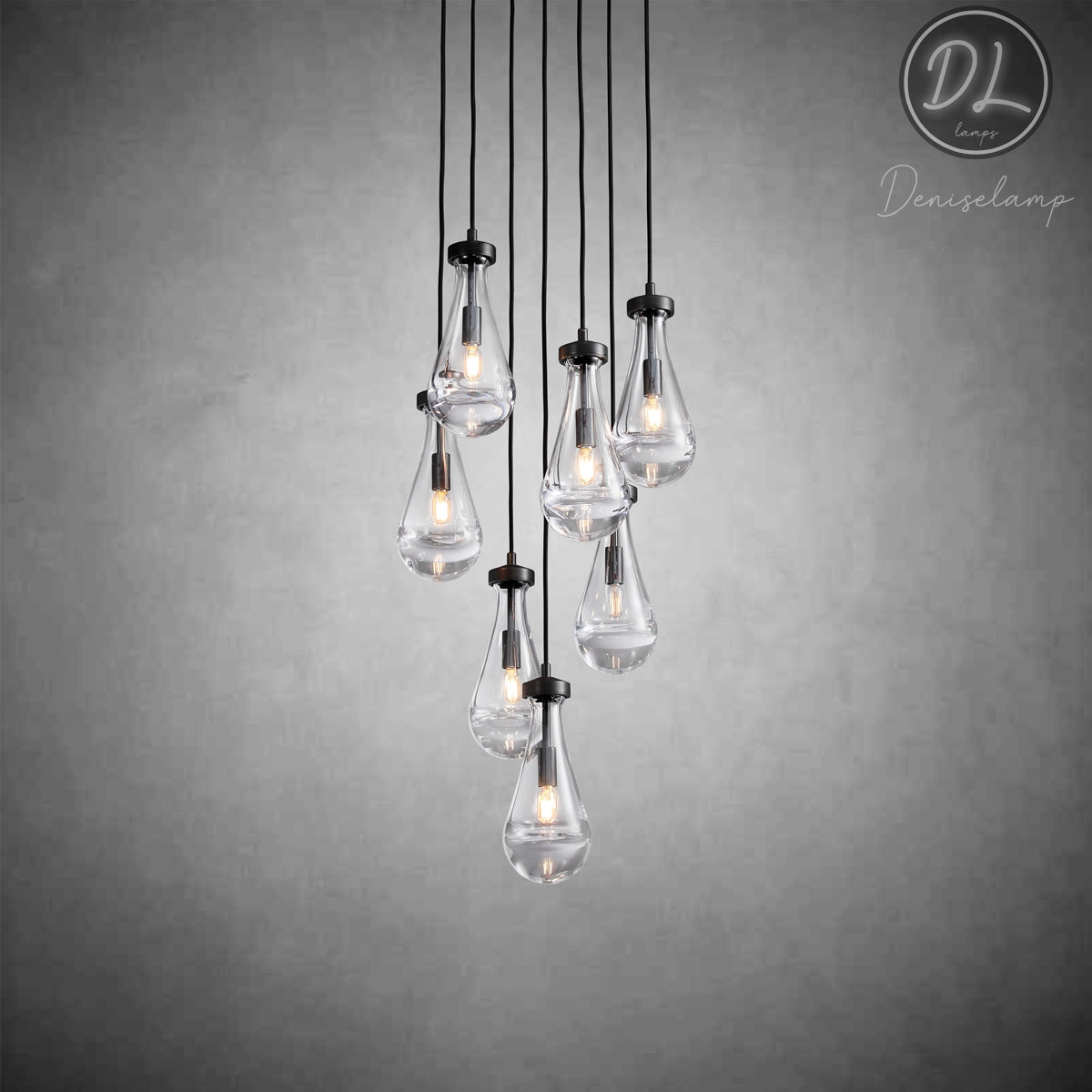Seaward Raindrop Modern Exquisite Glass round chandelier 18"/36"/47"/60"