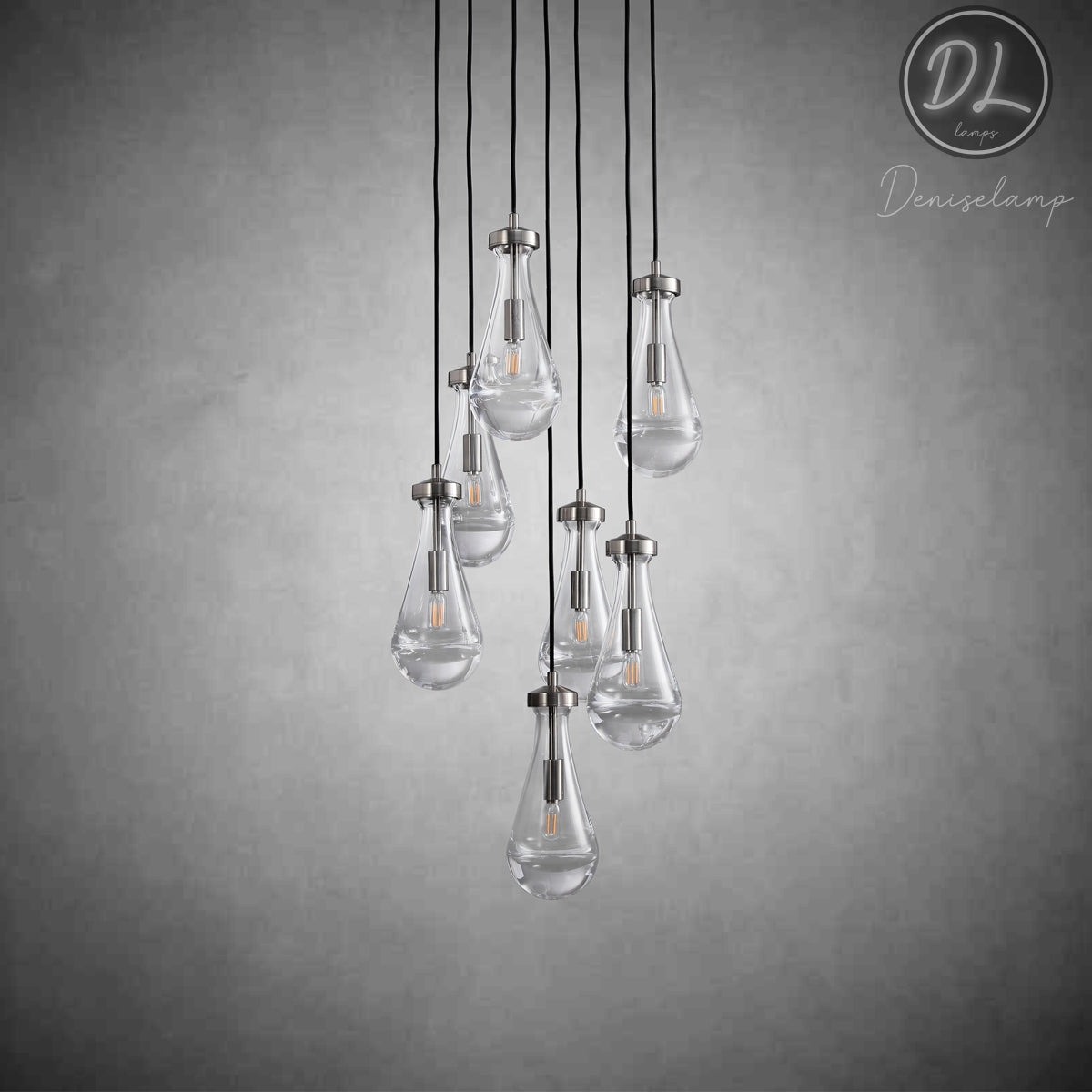 Seaward Raindrop Modern Exquisite Glass round chandelier 18"/36"/47"/60"