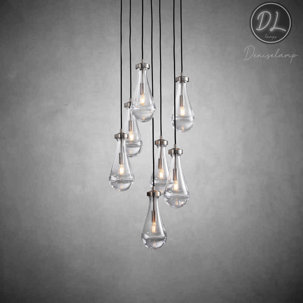 Seaward Raindrop Modern Exquisite Glass round chandelier 18"/36"/47"/60"