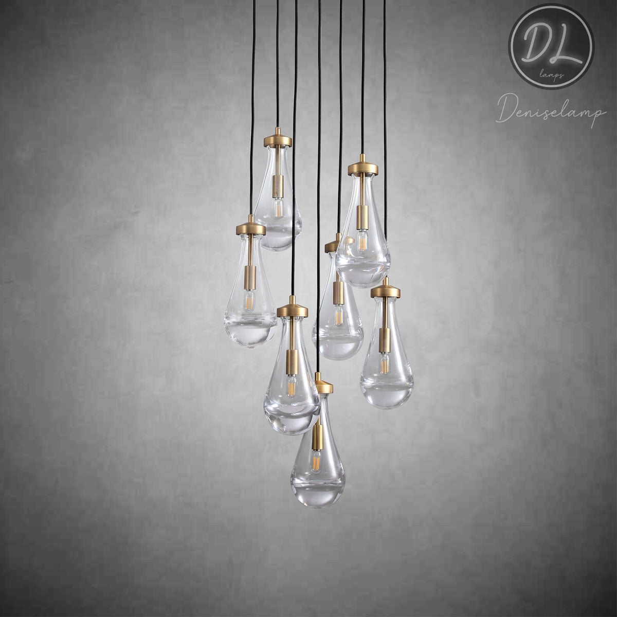 Seaward Raindrop Modern Exquisite Glass round chandelier 18"/36"/47"/60"